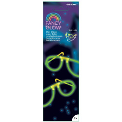 Glow Stick Glasses – Glow in the Dark Party Glasses (2 Pack)