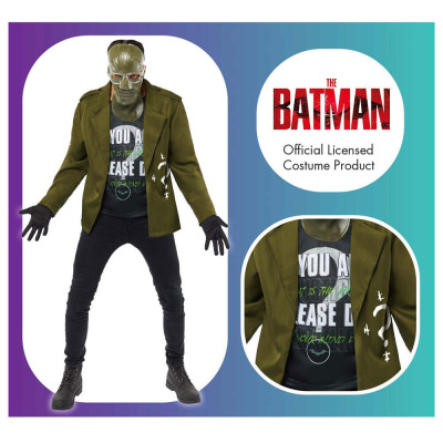 Superherojaus Rydlerio kostiumas suaugusiems