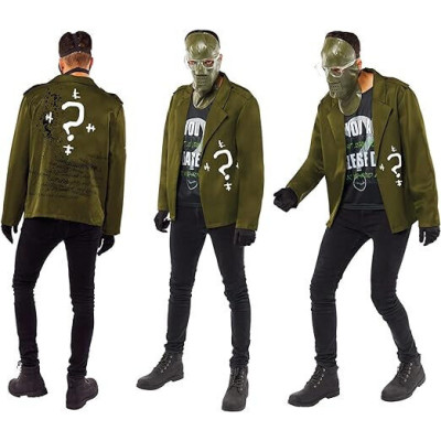 Superherojaus Rydlerio kostiumas suaugusiems