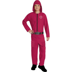 Vaikų žaidėjo kostiumas: raudonas kombinezonas, išskirtinis aprangos kostiumas berniukams ir mergaitėms