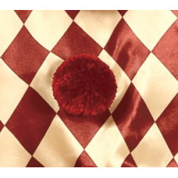 Vyro siaubo klouno-arlekinio kostiumas