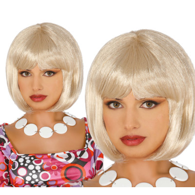 Blonde Bob Wig for Women – Short Wig with Bangs