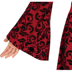 Raudona Kapišoninė Raganos Suknelė mergaitėms