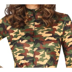 Karinis kariuomenės merginos kostiumas moterims