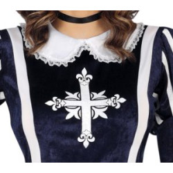 Mėlynas Musketierės Kostiumas Moterims