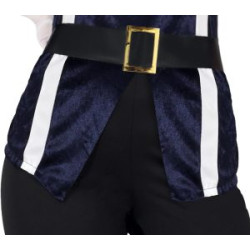 Mėlynas Musketierės Kostiumas Moterims