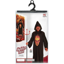 Ugninis Skeleto Velnio Kostiumas Vaikams: Atrakinkite Nepriekaištingą Helovino Įvaizdį!