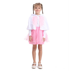 Unicorn Costume for Girls with Hooded Cape and Skirt