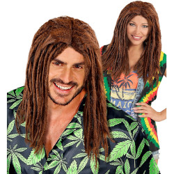 Išskirtinė ruda dredų perukas „Rock the Look“ drąsiam įvaizdžiui