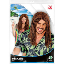 Išskirtinė ruda dredų perukas „Rock the Look“ drąsiam įvaizdžiui