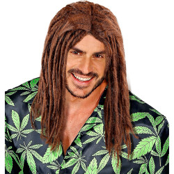 Išskirtinė ruda dredų perukas „Rock the Look“ drąsiam įvaizdžiui