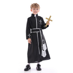 Priest Costume for Kids – Classic Clergy Outfit