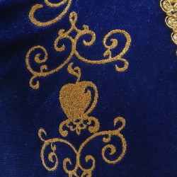 Užburianti geltona ir juoda princesės suknelė mažoms mergaitėms