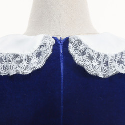 Užburianti geltona ir juoda princesės suknelė mažoms mergaitėms