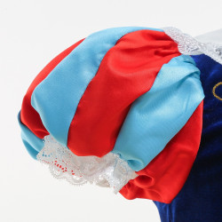 Užburianti geltona ir juoda princesės suknelė mažoms mergaitėms