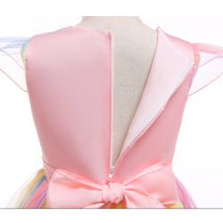 Užburianti vienaragė princesės suknelė mažoms mergaitėms