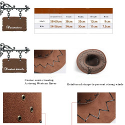 Ride in Style: Light Brown 'Cowboy' Carnival Hat for Adults