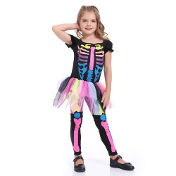 Skeleton Costume for Girls – Halloween Outfit