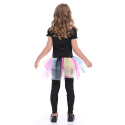 Skeleto kostiumas mergaitėms – Helovino apranga