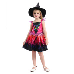 Colorful Witch Costume for Girls