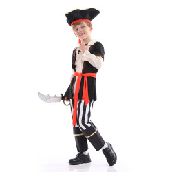 Pirate Costume for Kids with Hat