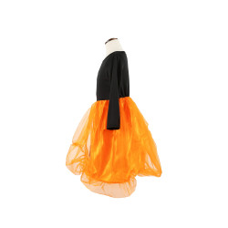 Pumpkin Witch Costume for Girls – Halloween Dress with Hat