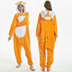 Fox Costume for Kids and Adults – Hooded Animal Jumpsuit