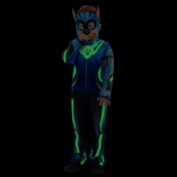 Paw Patrol Chase kostiumas vaikams (Šviečiantis tamsoje)