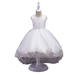 Šventinė balta suknelė mergaitėms