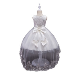 Festive white dress for girls