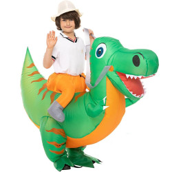 Pripučiamas dinozauro kostiumas vaikams