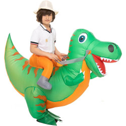Pripučiamas dinozauro kostiumas vaikams