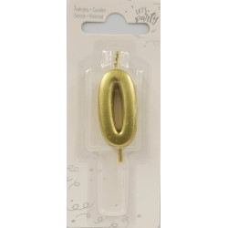 Žvakė numeris 0 tortui