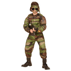 Super raumeningo kario kostiumas vaikams