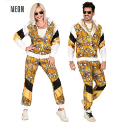 Karnavalinis sportinis kostiumas su kaukolių raštu suaugusiems