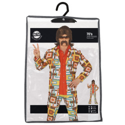 70-ųjų stilaus kostiumas vyrams