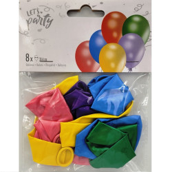Pearl Color Balloons, 8 pcs, 12 inches