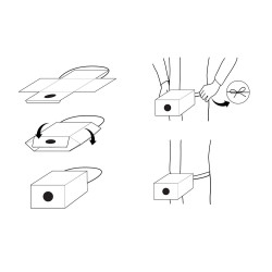 Kurjerio kostiumas suaugusiems