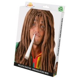 "Rasta" rudos spalvos perukas