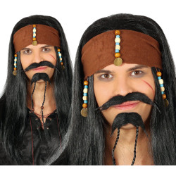 Pirato perukas su bandana