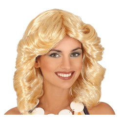 Šviesių plaukų perukas