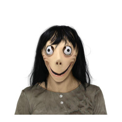 Interneto mergaitės lateksinė kaukė