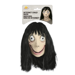 Interneto mergaitės lateksinė kaukė