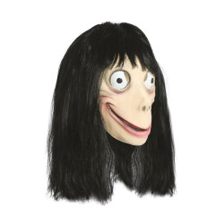 Interneto mergaitės lateksinė kaukė