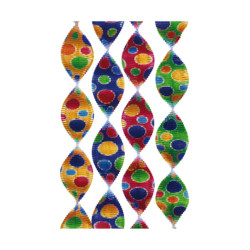 Spiralės dekoracija „Konfeti“