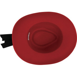 Raudona muškietininko skrybėlė