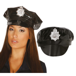 Policijos kepurė su ženkleliu