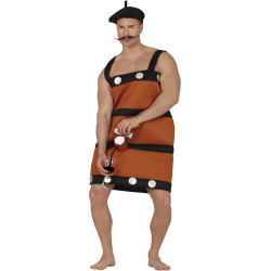 Gėrimų statinės kostiumas suaugusiems