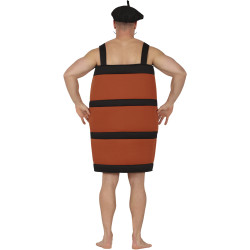 Gėrimų statinės kostiumas suaugusiems