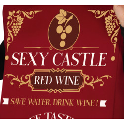 Butelio kostiumas suaugusiems "Red wine"